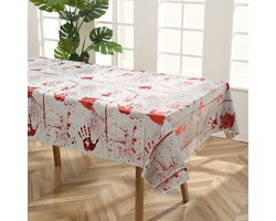 Halloween Tafelkleed Halloween Decoratie Halloween Versiering Tafel Decoratie Tafellaken Bloed 137*183 Cm – 1 Stuk