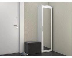 Halmeubel - Hal kast Wit