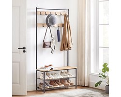 Halmeubel met Kapstok - Garderobekast met Kapstok - Halmeubel