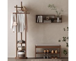 Halmeubel met Kapstok - Halbank - Halkastje - Entree