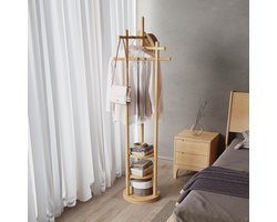 Halmeubel met Kapstok - Halbank - Halkastje - Opbergmeubel