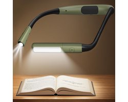 Hals Leeslamp - Boeklamp Nek - Lezen in Bed - 18 LED Lampjes - 35 cm - Zwart