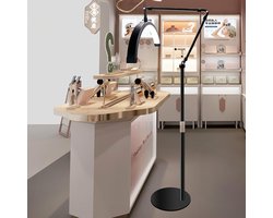 Halve Maan LED Lamp - Beautysalon lamp - Lash Lamp - Beauty Lamp - Make Up Lamp - Salon Lamp - LED Licht - Stevig En Stabiel - LED Lamp - Inclusief Telefoon Houder -