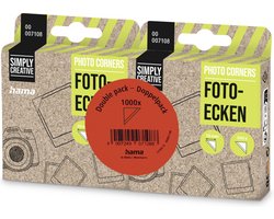 Hama Fotohoekjes dispenser 2x500 stuks