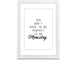 Hama Kunststof lijst "Chiaro", wit, 50 x 70 cm