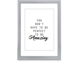 Hama Kunststof lijst "Chiaro", zilver, 50 x 70 cm