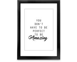 Hama Kunststof lijst "Chiaro", zwart, 50 x 70 cm