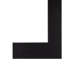 Hama Premium passe-partout, diepzwart, 30x40/20x30 cm
