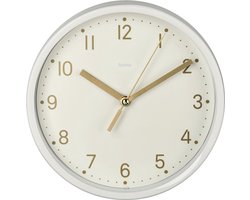 Hama Tafelklok "Golden", geluidsarm, wit