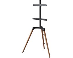 Hama tv standaard - Draaibaar - 65 inch - max 35kg - VESA 400x400 - in hoogte verstelbaar - Houtlook