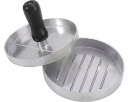 Hamburgerpers - Hamburgermaker - RVS - Smash Burger - BBQ en Pan - Barbecue Accessoires - Grillgroeven - Zilver