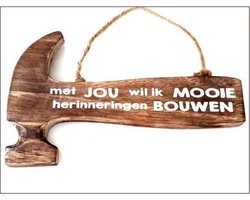 Hamer Herinneringen Bouwen / vaderdag / cadeau / papa / opa / verjaardag