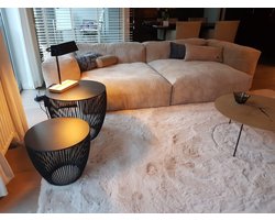 Hampton Soft Cream 12 - Premium zacht hoogpolig vloerkleed