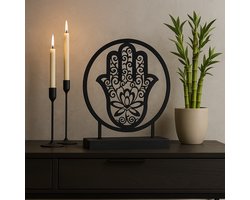 Hamsa hand - Metaal - housewarming cadeau - 35cm - bescherm cadeau - duurzaam - origineel - Nederlandse product