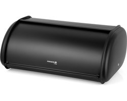 Hanamura Broodtrommel - Brooddoos - Brood bewaardoos - Zwart - Maat S - 10 Liter