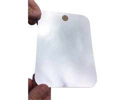 Hand spiegel - flexibel - scheren en make-up - voor op reis