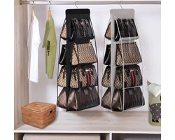 Hand Tassen Organizer - Zwart - Kledingkast Organizer - Multifunctionele Opberger - Kast Organizer - Dames Tassen Opberger - Tassen Opberger - IXEN