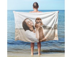 Handdoek 70x140cm Gerecycled materiaal - Met gratis bedrukking op maat