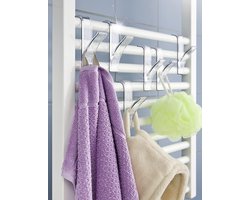 Handdoek haak transparant– radiator haak –  haken om handdoek op te hangen - 2 stuks