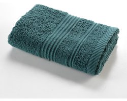 Handdoek Katoen 30x50 cm Satijn Groen voor Badkamer