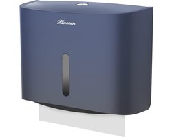Handdoekdispenser, handdoekdispenser voor de badkamer, aan de muur, Z-gevouwen servetten en verdeelde handdoekdispenser, kan tot 200 vellen