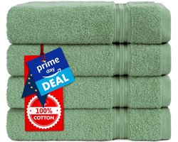 Handdoeken 4-delige Set 50x100 cm, 100% Katoen Badstof