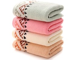 handdoeken, 4 stuks 100% katoenen handdoeken, badhanddoekenset