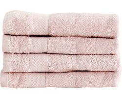 Handdoeken (50x100 cm) - Set van 4 stuks - Badtextiel - Zacht Roze
