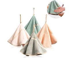 Handdoeken - Handdoek - washandjes - handdoeken set - 4 stuks - Droge handen - Microvezeldoekjes - 50*50cm - Ophangbaar - Herbruikbaar - Theedoeken - Reinigingsdoekjes - Schoonmaakdoekjes - Schoonmaak Doek - Multicolor