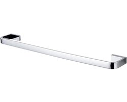 Handdoekenrek Badkamer - Handdoekhouder Wandmontage - Handdoeken Drogen - Massief Messing - 50 cm - Chroom