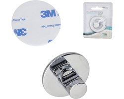 Handdoekhaak chroom met 3 M bevestiging- Handdoek hanger- Haaks zonder boren| Badkamer| Keuken