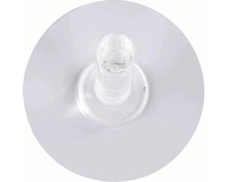 Handdoekhaak Wenko Staticloc Muur PET Wit