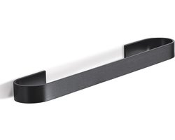 Handdoekhouder - 40 cm - Zelfklevend handdoekrek - Handdoekrek zwart - Handdoekrek badkamer - Handdoekstang -Gastendoekhouder - Handdoekhouders - Badkameraccesoires - Vaatdoekhouder