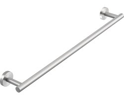 Handdoekhouder badkamer handdoekhouder roestvrij staal 18/8 badhanddoekhouder 61 cm handdoekhouder wandmaanden geborsteld
