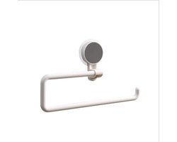 Handdoekhouder Keukenrol - Wandrek Ophangbaar - Ruimte Besparen - Zonder Boren Montage - 30.5 cm Lengte - Geel