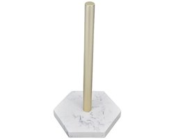 Handdoekhouder Simulatie Handdoekrolhouder, Keukenpapierrek Handdoekrolstandaard Keukenpapierrek Marmer Staand Multifunctioneel Keukenpapierhangerrek