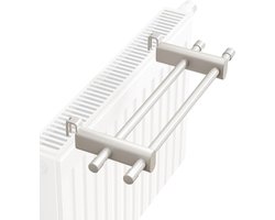 Handdoekhouder voor Radiator en Verwarming - Wit Ophangrek 50 cm