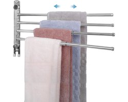 Handdoekrek Badkamer - Handdoekhouder - Compact