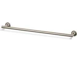 Handdoekrek Badkamer - Handdoekhouder Wand - Handdoeken Ophangen - Massieve Messing Constructie - 60 cm - Gepolijst Nikkel