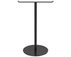 Handdoekrek T-vormig handhouder voor badkamer, hoofdband en lichtgewicht badkamerrekken, zwarte keukenhouder, waterdichte toonbankorganizer van roestvrij staal