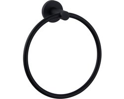 Handdoekring Zwart