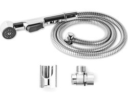 Handdouche - Wastafel/bidet doucheset - slanghouder wastafel douchearmatuur - kraan douche - douchekop - Shattaf- met Slang 1.25 m