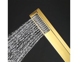 Handdoucheset, waterbesparende handdouche van messing, hogedruk handdouche met doucheslang