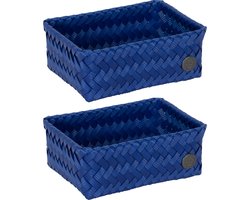 Handed By FIT small - SET van 2 opbergmanden cobalt blauw