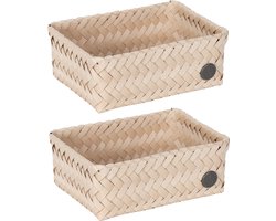 Handed By FIT small - SET van 2 opbergmanden lichtbruin