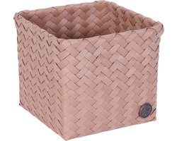Handed By - Opbergmand - Mand - Organizer - Woonkamer - Kinderkamer - Badkamer - Babykamer - Top Fit square 15 - koperroze - copper blush
