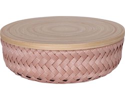 Handed By Wonder XS - Opbergmand rond met deksel- koperroze