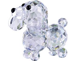 Handgemaakt Kristallen Hond Figuur - Glazen Sculptuur & Decoratief Ornament