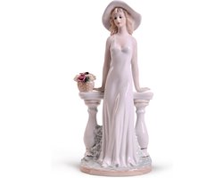 Handgemaakt Porseleinen Tuinbeeldje - Decoratief Sculptuur voor Binnen en Buiten