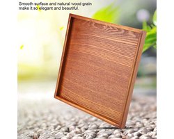 Handgemaakt Vierkant Massief Houten Dienblad voor Koffie-Thee-Snacks - Handgemaakt Decoratief Dienblad 30*30cm dienblad vierkant 70x70